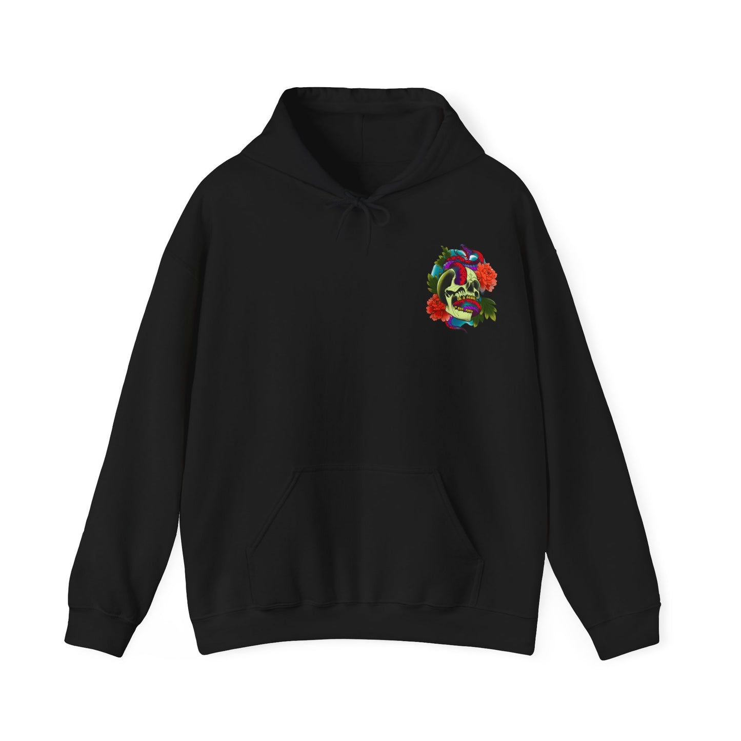 Skull and snake Hooded Sweatshirt