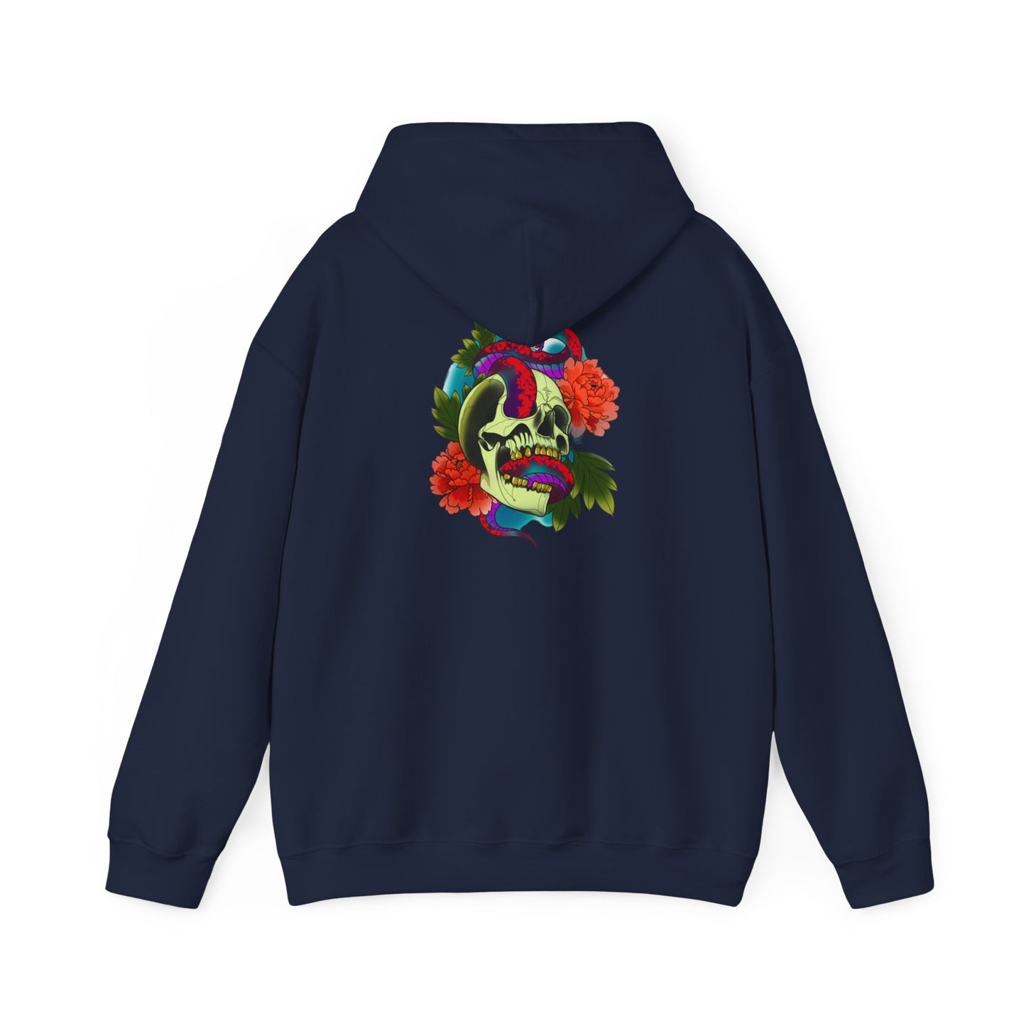 Skull and snake Hooded Sweatshirt