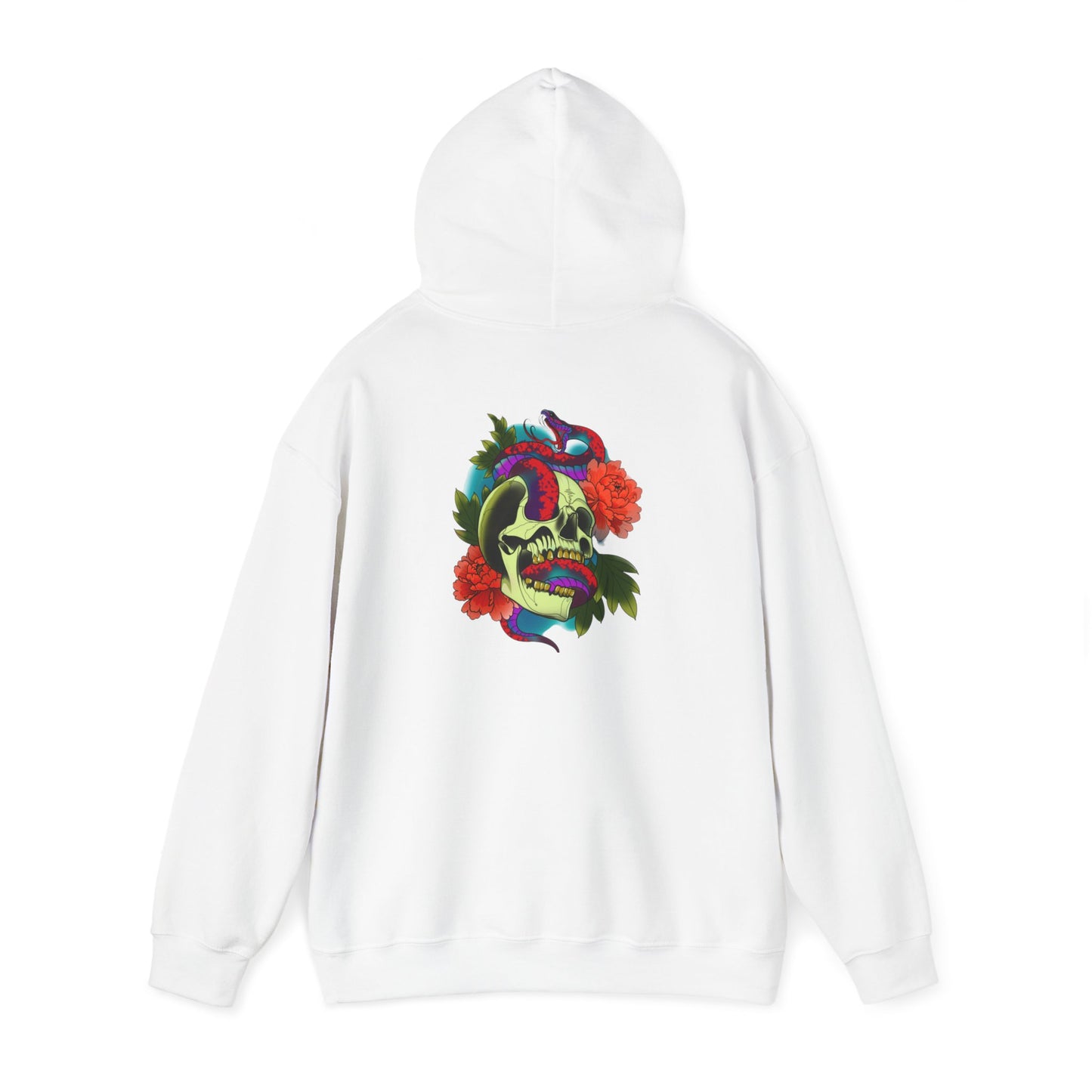 Skull and snake Hooded Sweatshirt