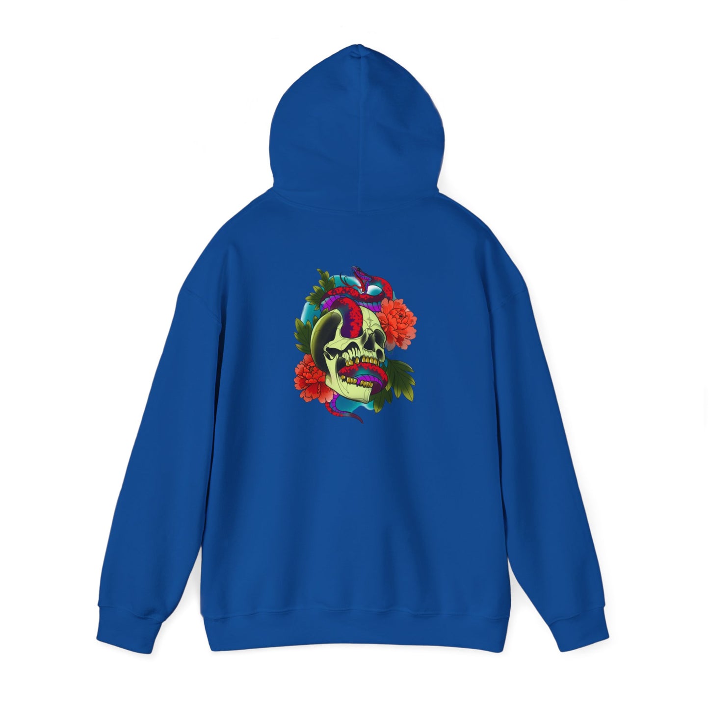 Skull and snake Hooded Sweatshirt