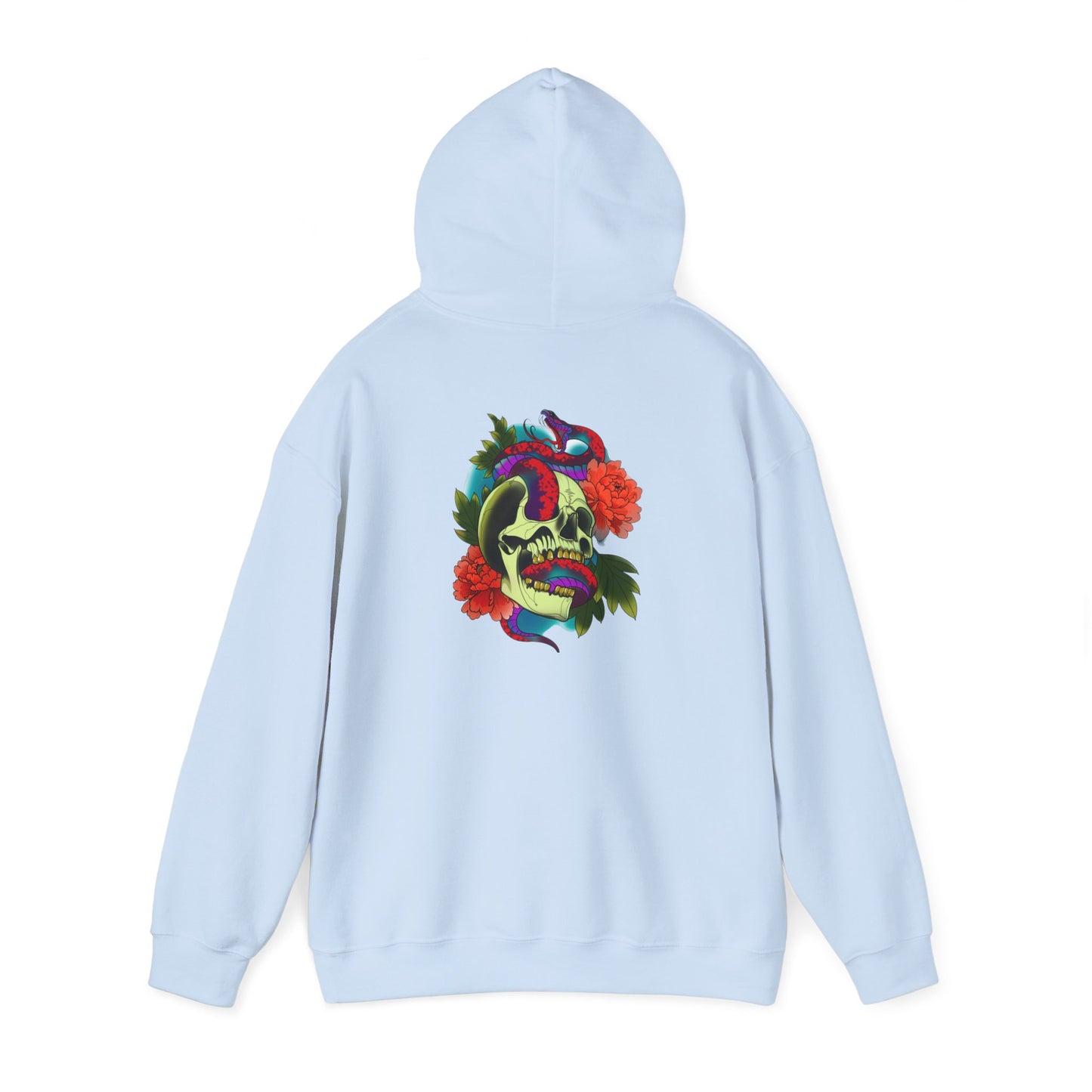 Skull and snake Hooded Sweatshirt